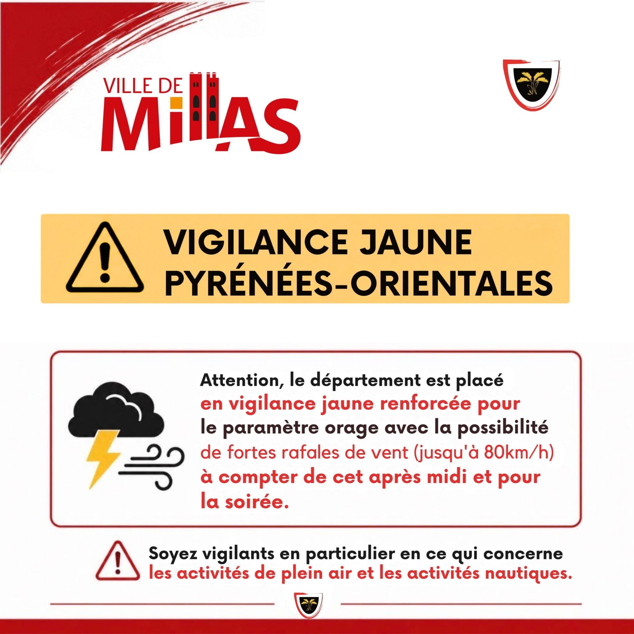 vigilance jaune