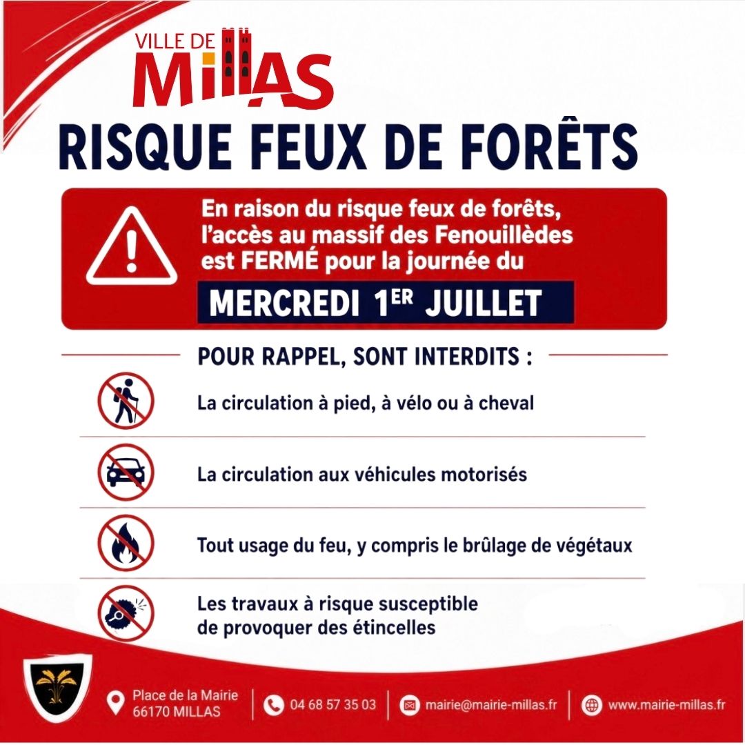 feux de foret 1er juillet