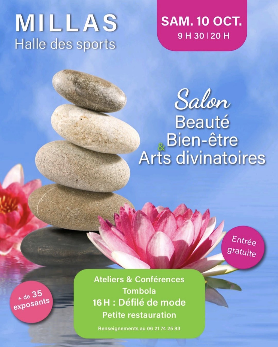 affiche salon bien être